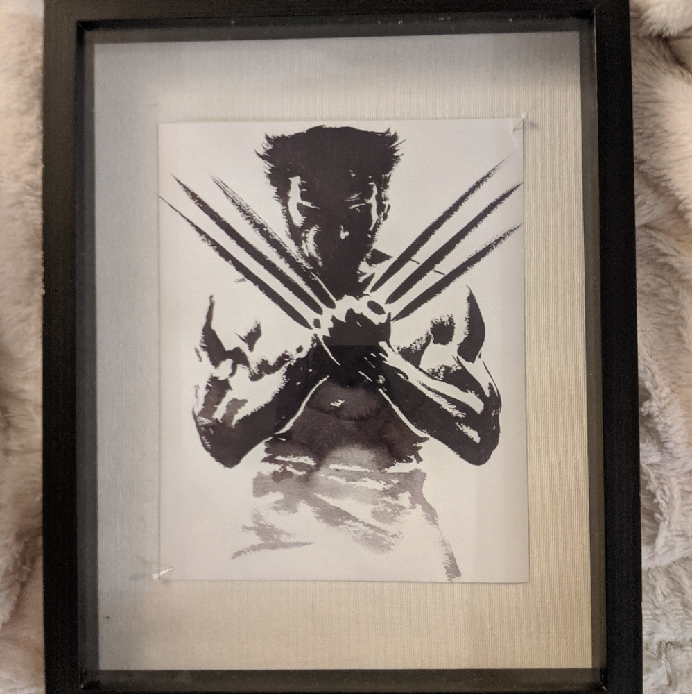 Wolverine Shadow Box Art